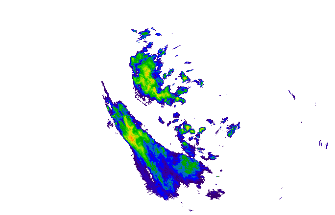 Meteoradar - aktuální srážky 2025-11-08 22:15:00