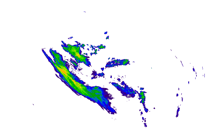 Meteoradar - aktuální srážky 2025-11-09 01:00:00