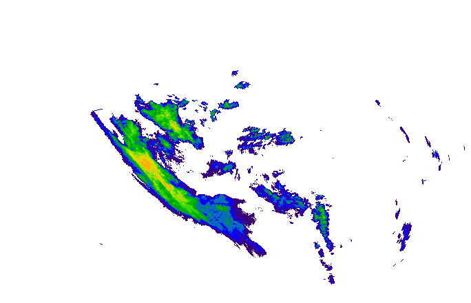 Meteoradar - aktuální srážky 2025-11-09 01:15:00