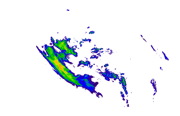 Meteoradar - aktuální srážky 2025-11-09 01:30:00