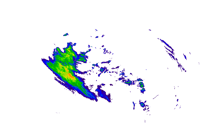 Meteoradar - aktuální srážky 2025-11-09 02:15:00