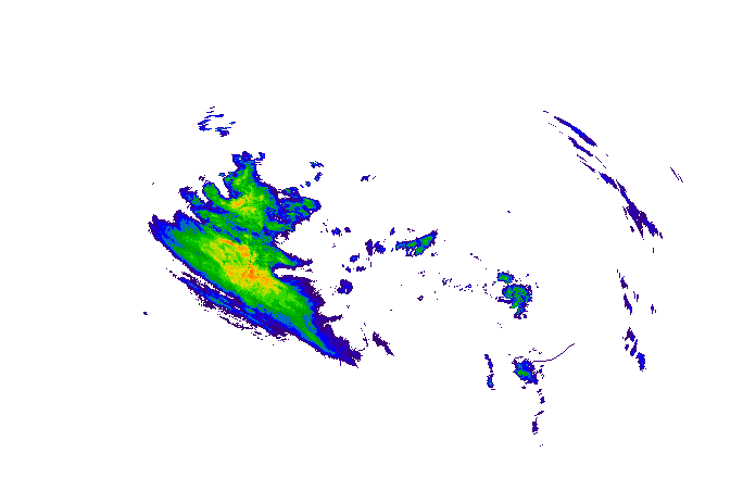 Meteoradar - aktuální srážky 2025-11-09 02:45:00