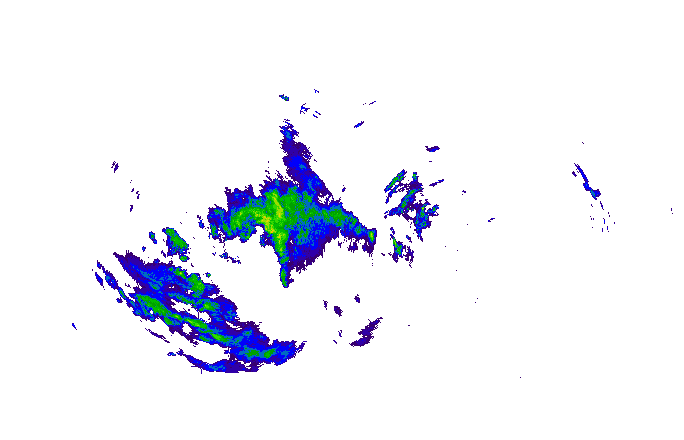 Meteoradar - aktuální srážky 2025-11-09 10:15:00