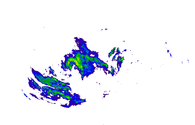 Meteoradar - aktuální srážky 2025-11-09 10:45:00