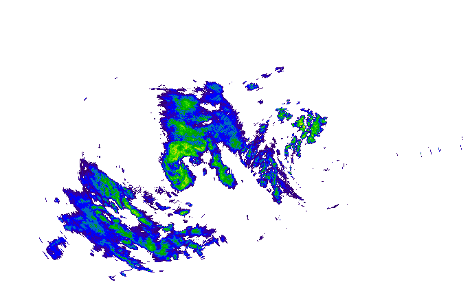 Meteoradar - aktuální srážky 2025-11-09 13:00:00