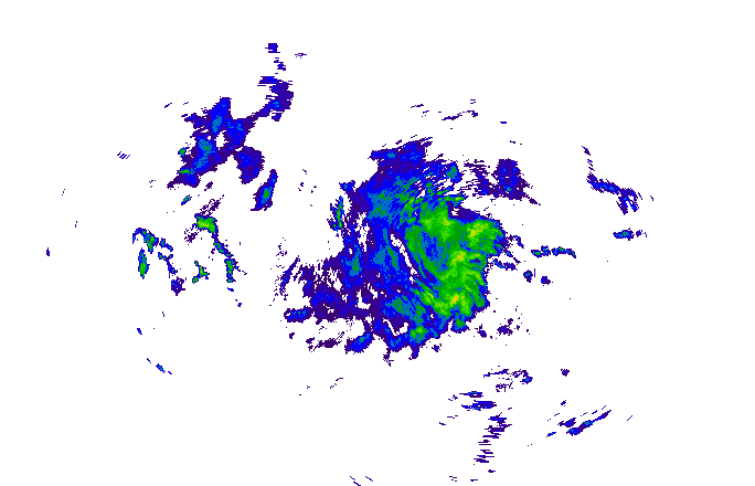 Meteoradar - aktuální srážky 2025-11-09 23:00:00
