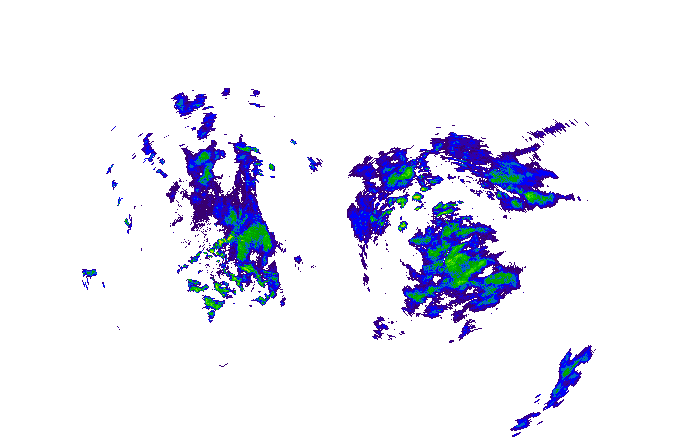 Meteoradar - aktuální srážky 2025-11-10 02:15:00