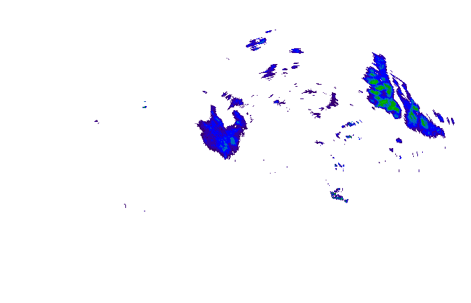 Meteoradar - aktuální srážky 2025-11-10 14:00:00