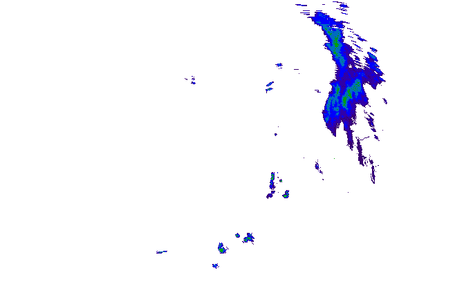 Meteoradar - aktuální srážky 2025-11-11 13:00:00