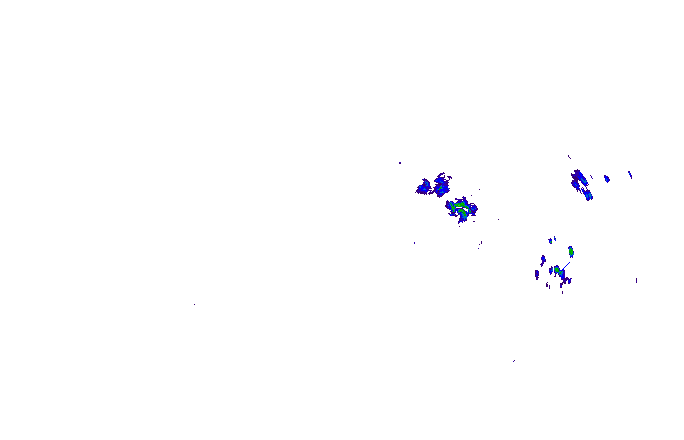 Meteoradar - aktuální srážky 2025-11-11 21:45:00