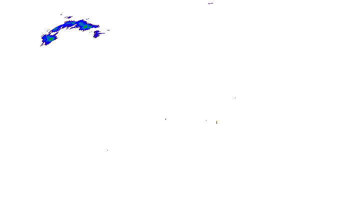 Meteoradar - aktuální srážky 2025-11-14 21:00:00