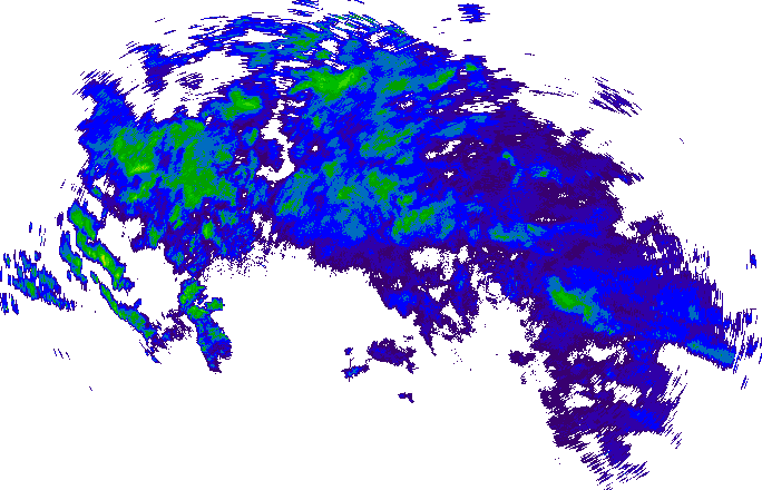 Meteoradar - aktuální srážky 2025-11-15 16:45:00