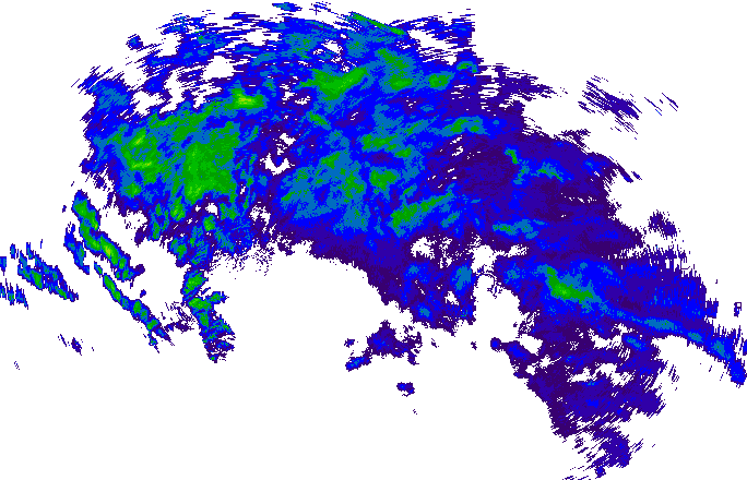 Meteoradar - aktuální srážky 2025-11-15 17:00:00