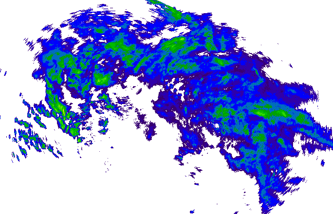 Meteoradar - aktuální srážky 2025-11-15 18:15:00