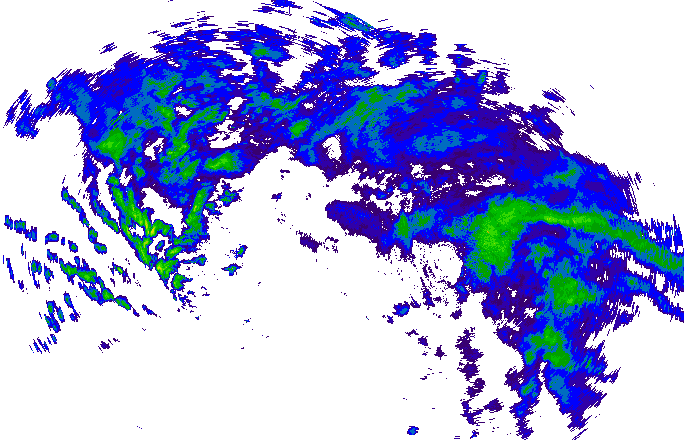 Meteoradar - aktuální srážky 2025-11-15 19:00:00