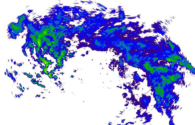 Meteoradar - aktuální srážky 2025-11-15 19:45:00