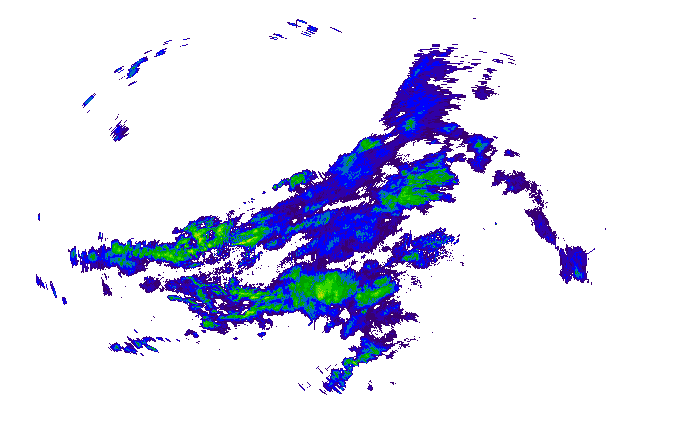 Meteoradar - aktuální srážky 2025-11-16 22:00:00