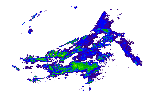 Meteoradar - aktuální srážky 2025-11-16 22:15:00