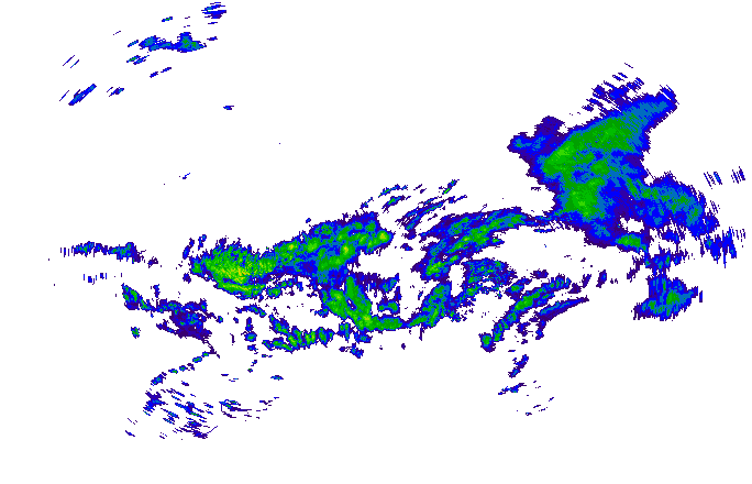 Meteoradar - aktuální srážky 2025-11-17 00:00:00