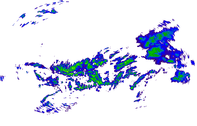 Meteoradar - aktuální srážky 2025-11-17 00:15:00