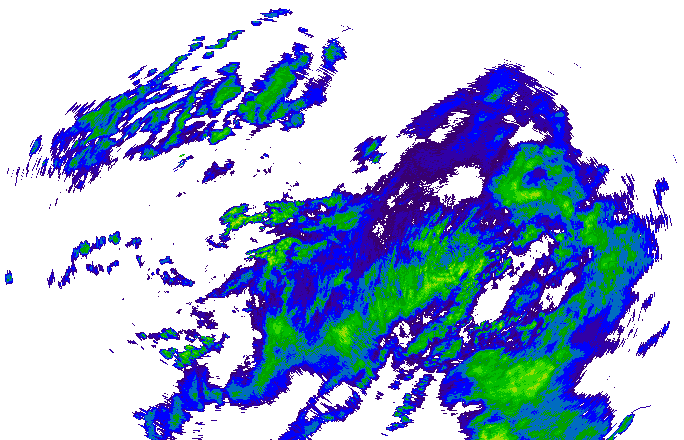 Meteoradar - aktuální srážky 2025-11-17 05:45:00