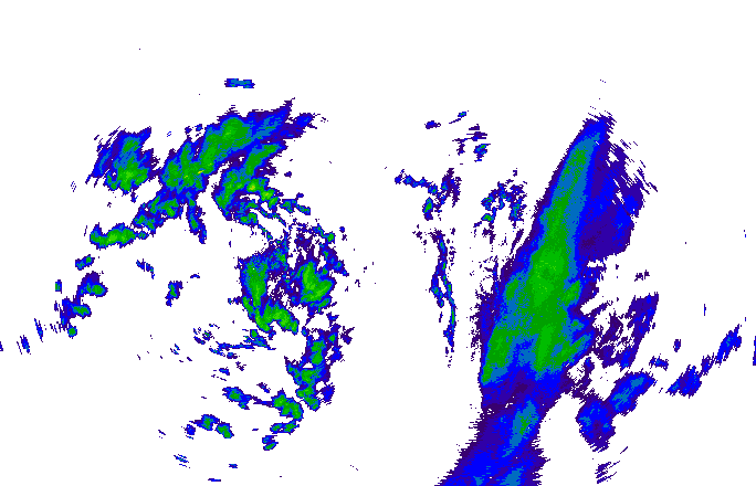 Meteoradar - aktuální srážky 2025-11-17 19:00:00