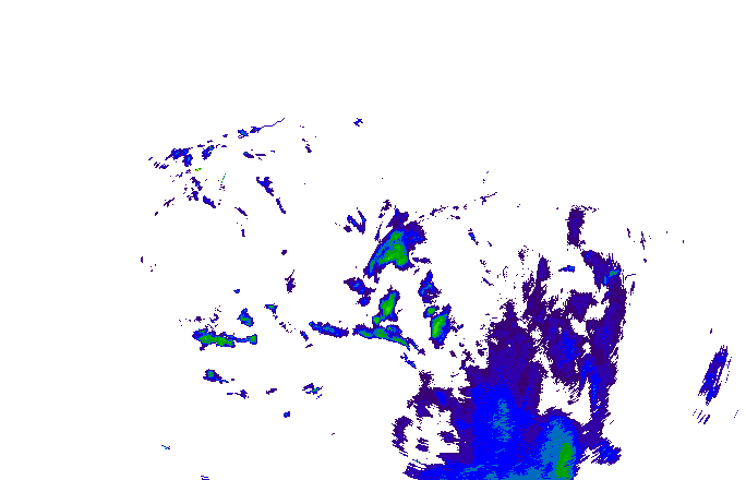 Meteoradar - aktuální srážky 2025-11-17 23:00:00