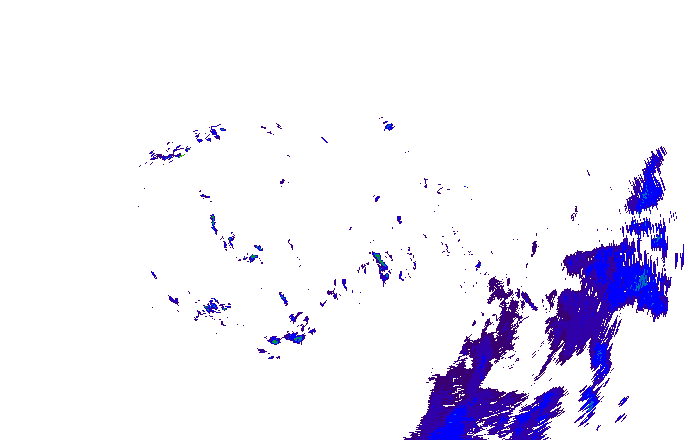 Meteoradar - aktuální srážky 2025-11-18 01:00:00