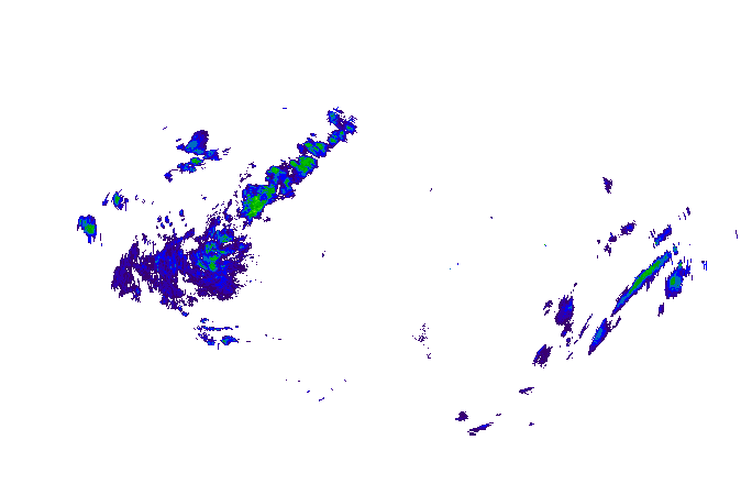 Meteoradar - aktuální srážky 2025-11-20 16:00:00