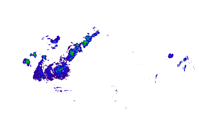 Meteoradar - aktuální srážky 2025-11-20 16:30:00