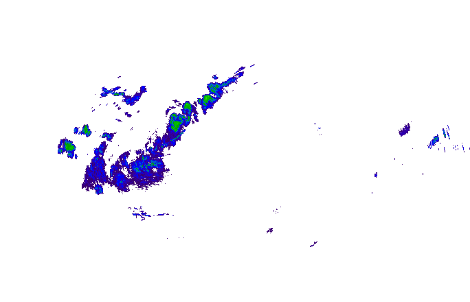 Meteoradar - aktuální srážky 2025-11-20 16:45:00
