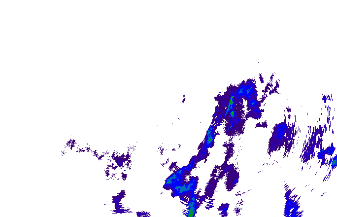 Meteoradar - aktuální srážky 2025-11-21 19:45:00