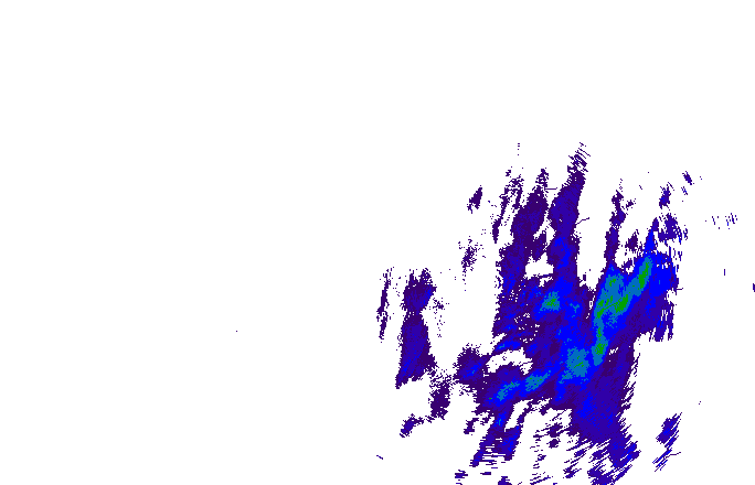 Meteoradar - aktuální srážky 2025-11-22 01:45:00