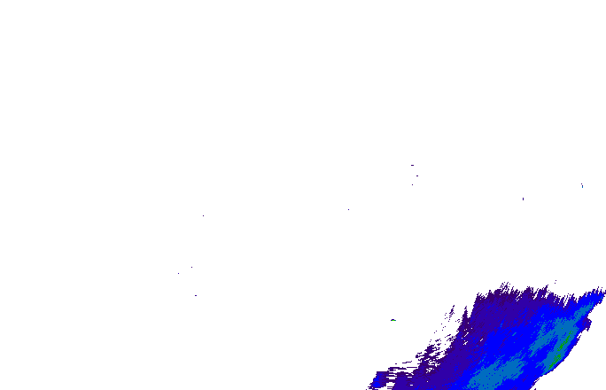 Meteoradar - aktuální srážky 2025-11-22 16:45:00