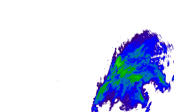 Meteoradar - aktuální srážky 2025-11-23 00:45:00