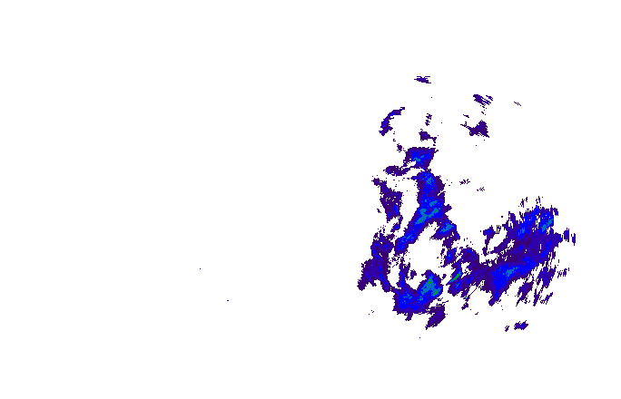 Meteoradar - aktuální srážky 2025-11-23 09:45:00