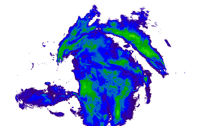 Meteoradar - aktuální srážky 2025-11-24 05:45:00