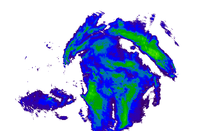 Meteoradar - aktuální srážky 2025-11-24 06:00:00