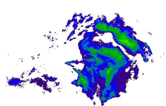 Meteoradar - aktuální srážky 2025-11-24 07:00:00