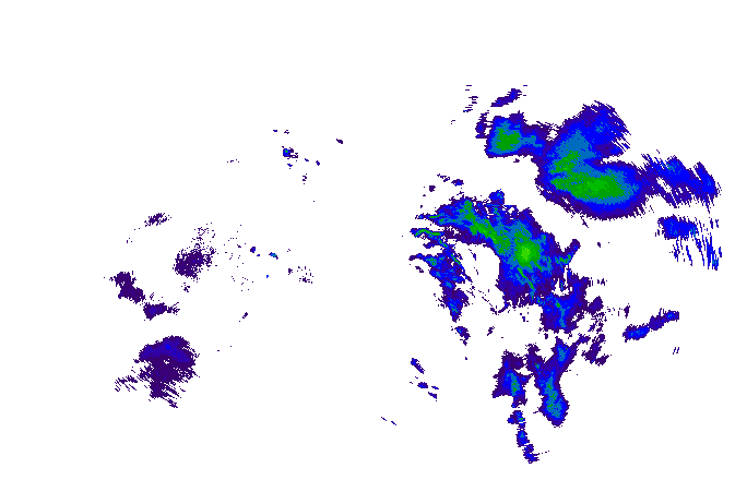 Meteoradar - aktuální srážky 2025-11-24 09:00:00