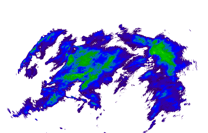 Meteoradar - aktuální srážky 2025-11-24 16:45:00