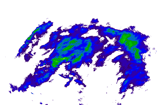 Meteoradar - aktuální srážky 2025-11-24 17:00:00