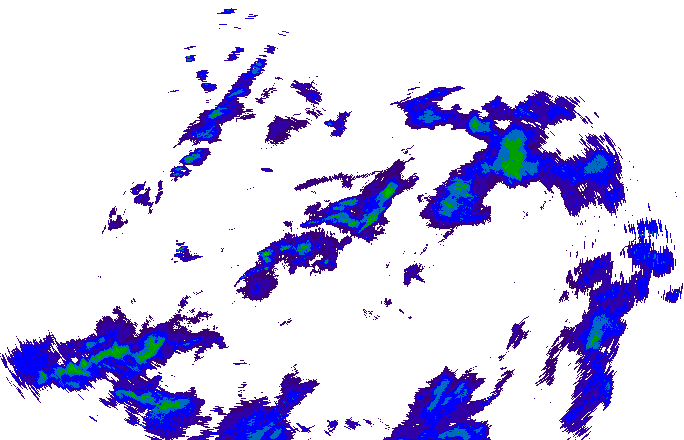 Meteoradar - aktuální srážky 2025-11-24 18:45:00