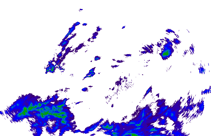 Meteoradar - aktuální srážky 2025-11-24 19:45:00