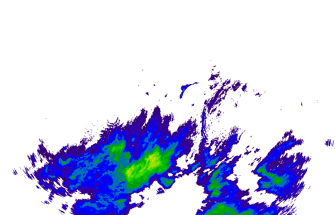 Meteoradar - aktuální srážky 2025-11-24 22:45:00
