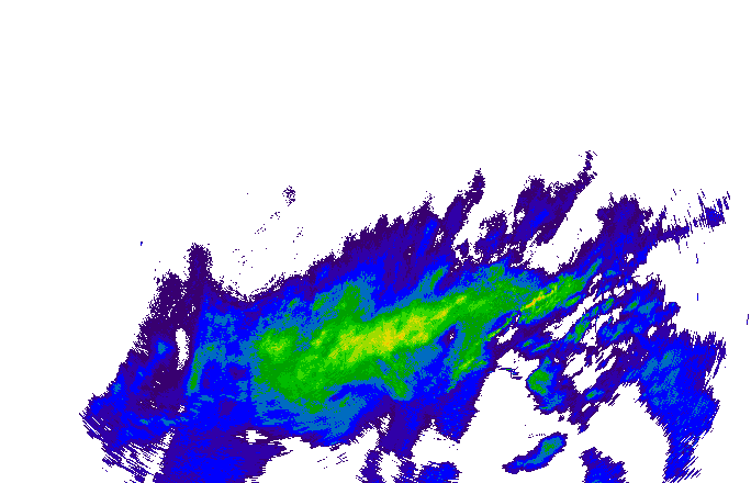 Meteoradar - aktuální srážky 2025-11-25 00:45:00