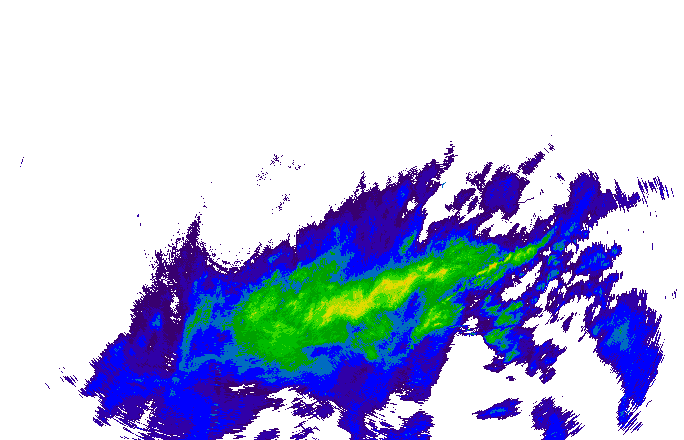 Meteoradar - aktuální srážky 2025-11-25 01:00:00