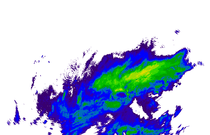 Meteoradar - aktuální srážky 2025-11-25 03:00:00