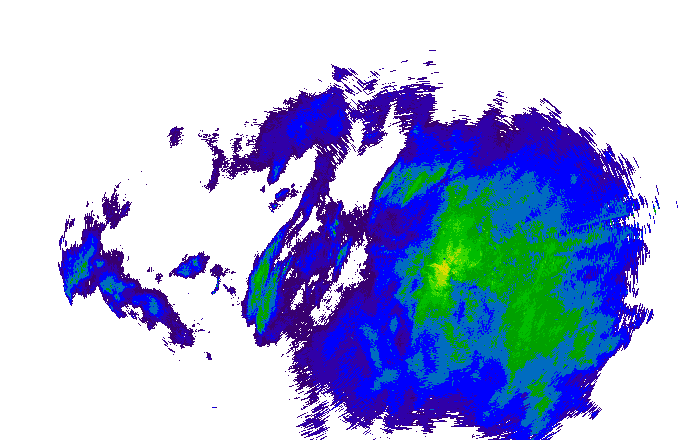 Meteoradar - aktuální srážky 2025-11-25 16:45:00