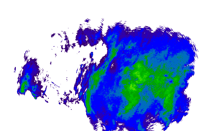 Meteoradar - aktuální srážky 2025-11-25 18:00:00
